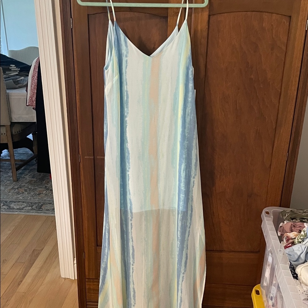 Aura Light Blue Maxi Dress